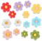Wanmu 14 Stück Magnete Kühlschrank, Süß Bunt 3D Blumen Lustige Magnete für Magnettafel Kinder, Aesthetic schön Klein KüHlschrankmagnete Deko für SchließFach Whiteboard KüChe Pinnwand Tafel Büro
