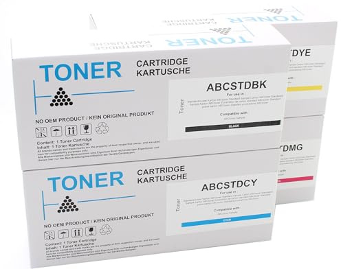ABC Kompatibles Set 4X Toner für Kyocera TK-5450 für Ecosys MA2600cfx MA2600cwfx PA2600cwx PA2600cx Plus