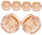 MAGICLULU 6 Pezzi portacandele in Cristallo di Decorazioni Chiaro Ornamento Porta tealight Festa a casa portacandele in portacandele dalla Forma Speciale Bicchiere