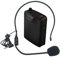 wefenad - Amplificador de voz portátil recargable con micrófono con cable y cintura para enseñar a cantar