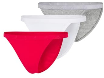 adidas Damen Bikini (3 Pack) - Sport Active Essentials Cotton - Slip - Bequeme Unterwäsche