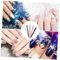 SHERCHPRY 5Pièces Pinceaux de Nail Art Silicone de Outils Ongles Pinceaux Liner pour Design et Décoration Ongles