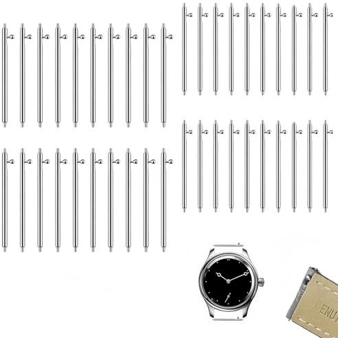 PMELCXD 40 Pz Barre a Molla a Sgancio Rapido per Orologio in Acciaio Inossidabile Perni di Collegamento Cinturino 20mm 22mm per Sostituzione Rapida Senza Strumenti