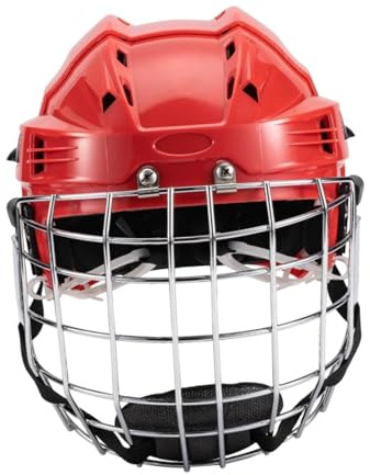 FytStycale Casco da Hockey su Ghiaccio, Casco, Casco Sportivo, Imbottitura per La Testa, Accessorio per Allenamento con Chiusura Regolabile, Adatto per Hockey su