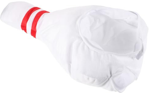 AMUSLESUR Bowling Flasche Kopfbedeckung Einzigartig Gestalteter Kostümhut aus Weichem Plüsch für Bowling Ausrüstung und Freizeitveranstaltungen Passend für Erwachsene