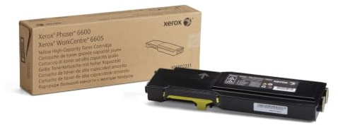 Xerox Original Phaser 6600 / Workcentre 6605 Gelb Hoher Kapazität Tonerpatrone (6,000 Seiten) - 106R02231