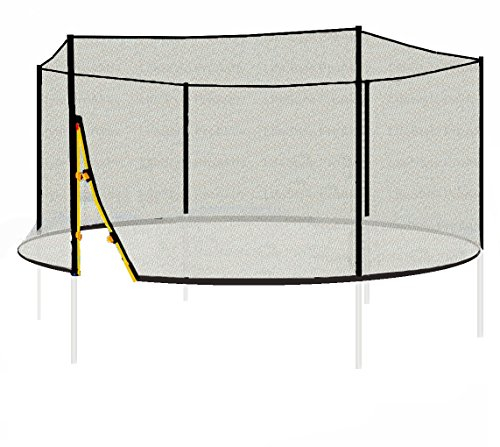 LifeStyle ProAktiv® Trampolin Sicherheitsnetz | Ø 185cm 245cm 305cm 370cm 400cm 430cm | reißfest | Schutznetz (400cm für 6 Netzstangen)