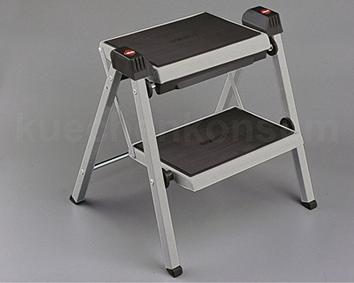 Hailo Stepfix Escabeau à encastrer pour placards, tiroirs et espaces de Rangement à partir de 500 mm de Large