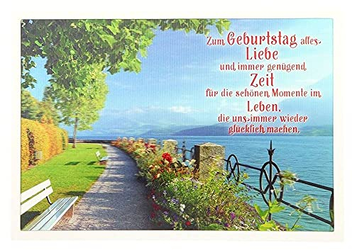 Depesche 4755-005 Glückwunsch-Karte zum Geburtstag mit 3D Motiv, Geburtstagskarte, ca. 12,5 x 17,5 cm groß, inkl. passendem Umschlag, ohne Innentext