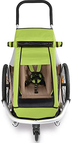Croozer Unisex – Erwachsene Sonnensegel-3092020600 Sonnensegel, grün, One Size