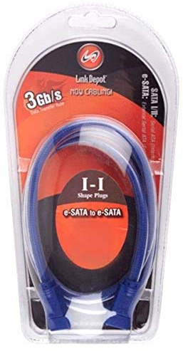 Link Depot 6' e-SATA-kabel, blå