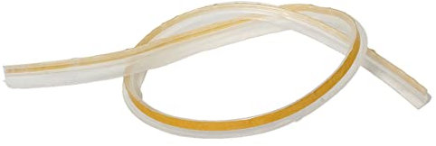 Silikonprofil für Funkenschutzplatte Glas selbstklebend - Länge: 6000 mm