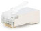 NANOCABLE 10.21.0103 - Conector para cable de red Ethernet RJ45, 8 hilos Cat.5e FTP, bolsa de 10 unidades, metálico