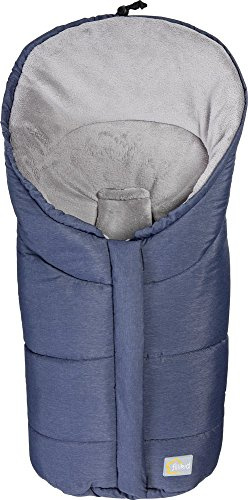Fillikid Winterfußsack Gr. 0 Fußsäckchen melange blau