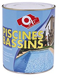 Oxi OXSPPIP2.5BL Peinture piscine solvantée 2,5 L Blanc