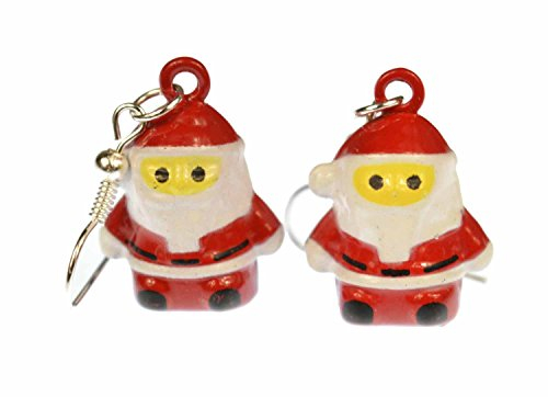 Weihnachtsmann Ohrringe Weihnachten 3D Nikolaus Santa Claus