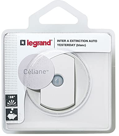 Legrand - Interrupteur à extinction automatique Céliane Intuition - Blanc