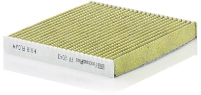 MANN-FILTER FP 2043 Cabin Air Filter - FreciousPlus Biofunctional Pollen Filter - for Cars + Transporters