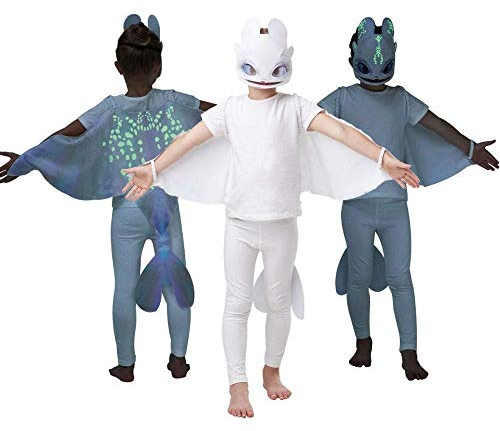 Rubies 3300090 Lightfury Dragons 3 Accessoires Blanc