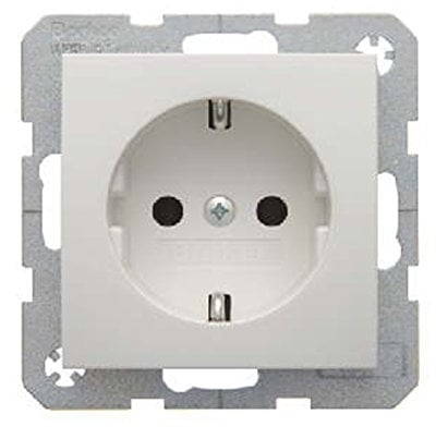 10x Berker Schuko-Steckdose pws Matt 47431909 mit Steckklemmen B.1;B.3;B.7;S.1
