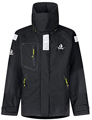 12skipper Magellan Offshore Segeljacke Herren & Damen | winddicht, atmungsaktiv, wasserdicht 20.000 mm, Sturmkragen, abriebfeste Verstärkungen