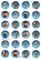 24 x Toy Story Edible Paper Cupcake Toppers Cake Decorations Birthday