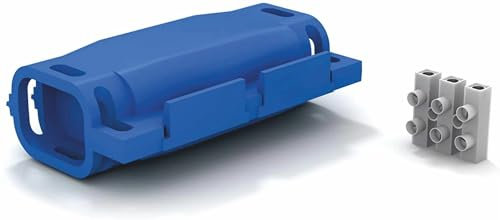 Etelec Giunto Muffola Isolamento Gel, Preriempito, Cavi Bassa Tensione, Interrato, Sotterranea, Aerea, Cavidotti Approvato IMQ, RINA (1,5-2,5 mm2 (con morsettiera mammut))