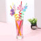 Lot de 4 pailles en plastique licorne pour fête d'anniversaire d'enfants