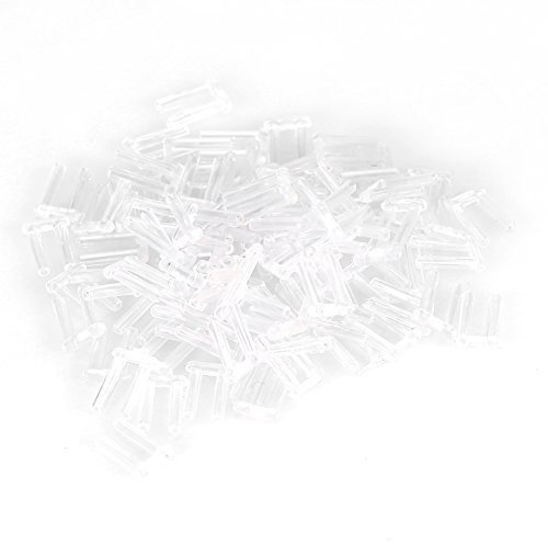 3 Tipos 100 piezas Nuevas mangas de compresión de plástico para gafas sin montura Accesorios Herramientas