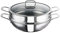 Schulte-Ufer Wok-Set Skagen, 9672-32, Edelstahl, 32 cm