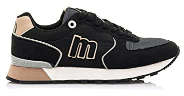 MTNG Zapatilla 60080 C13609 Leopard Negro 39, Mujer, EU