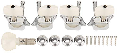 Banjo Stimmwirbel Halbgeschlossen 4+1 Gitarrenmechanik Stimmschlüssel Stimmknopf Stimmgerät Zubehör für Musikliebhaber