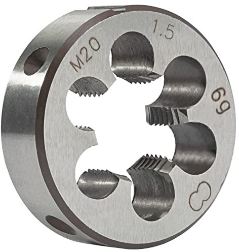 Aceteel M20 x 1.5m m M20 rosca redonda métrica, máquina de la mano derecha que enrosca muere M20x1.5