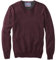 Charles Wilson Jersey de Punto Fino de Algodón Cuello Pico para Hombre (L, Red Berry (0422))