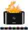 DASIAUTOEM Flammen Aroma Diffuser Mit 7 Flammen Effekt, Ätherische Öle Diffuser, Aromatherapie Luftbefeuchter Humidifier 7 LED für Kinder Zuhause Office Schlafzimmer
