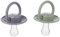 BIBS De Lux Schnuller 2er-Pack, BPA-frei, Kirschform Nippel. Silikon, Hergestellt in Dänemark, Einheitsgröße (0-36 Monate), Capel Sage
