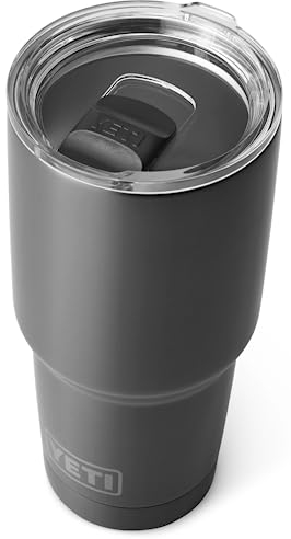 Yeti Rambler, Stainless Steel, Vacuum Insulated Tumbler w/Magslider Lid, Graphite, 30oz (887 ml)