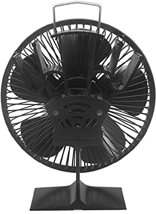 Winter Warmer Ofenventilator 5 wärmebetriebener Ventilator mit Schutzhülle leise effizient für Holzofenventilator 5 wärmebetriebener Ofenventilator für Holzofen Herd Ventilator Wärmebetriebener