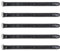 NASSMOSSE Drone Battery Strap RC UAV Lithium Battery Cable Tie Battery Tie Down Strap Compatible with FPV 5PCS 15x200mm Black