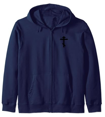 Ostorthodoxes Kreuz Russisch-Orthodoxes Kreuz Christentum Kapuzenjacke