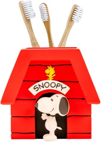 Collectibles Peanuts Snoopy Zahnbürstenhalter – Make-up-Pinsel/Stiftebecher (offizielles Lizenzprodukt) Franco