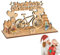 Fonyiunce Geburtstag Geldgeschenk Holz Fahrrad, Fahrrad Geldgeschenk, Familie - Fahrrad Deko für Radfahrer, Mountainbike Geschenk, Geburtstag Geldgeschenk, Geburtstag für Friends, Family, Lovers, Mits
