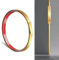 JUNART 300cm×1cm Moulure Murale en Acier Inoxydable, à Décoller et à Coller, Garniture Métallique Autocollante Flexible Pour Cheminées, Cadres de Miroir, Murs, Plafonds, Sols, Carrelages (Or)