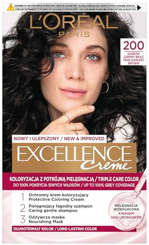 L'Oréal Paris Excellence Tinte para el cabello marrón oscuro 200
