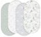 Moses Basket Sheets 82X41cm, Baby Bassinet Sheets Pram Sheet Fitted for Boy and Girl, Crib Fitted Sheets Oeko-tex100 Fit for Oval, Hourglass & Rectangle Bassinet 4 Packs Multicolors