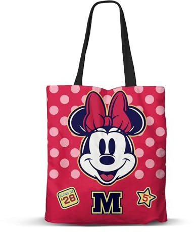 Disney Minnie Maus Class-FAN Shopping Einkaufstasche, Rosa, 33 x 40 cm