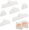 Pince Sachet Alimentaire, 6 Pièces Fermeture Sachet Alimentaire, 3 Tailles, Réutilisables Pinces à Sac Clip D'étanchéité, Cuisine Sealing Clips en Plastique pour Cuisine, Maison