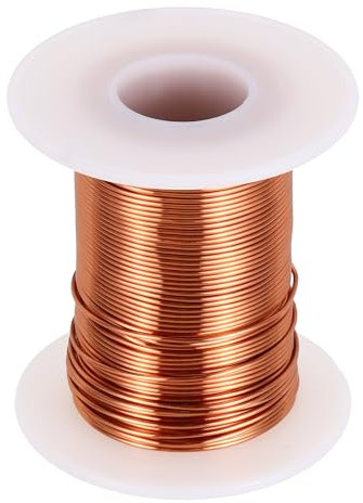 sourcing map 20 AWG Magnet Wire, 20 Gauge / 0.8mm Enameled Copper Wire, 6 oz Magnetic Coil Wire for Transformer, Motor, Electric, 155C(311F)