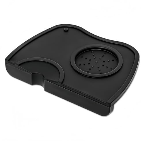Tamping Mat, Silicone Espresso Tamper Mat Tool Made with Food Safe Silicone 17.5cm * 12.5cm*3cm