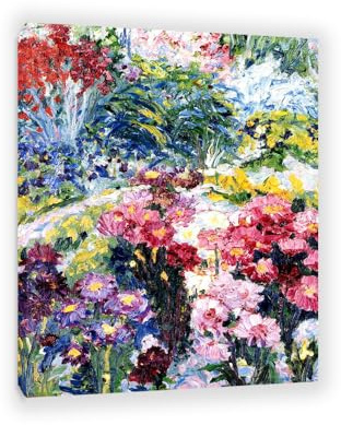 Anna Weids Garten Poster & kunstdrucke emil nolde Blumen Leinwanddruck Expressionismus Kunst große Wandbilder bilder für wohnzimmer Schlafzimmer 80x60cm Frame